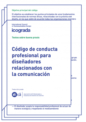 Código de conducta profesional para diseñadores relacionados con la comunicación